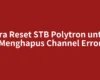 Cara Reset STB Polytron untuk Menghapus Channel Error