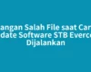 Jangan Salah File saat Cara Update Software STB Evercoss Dijalankan