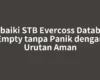 Perbaiki STB Evercoss Database Empty tanpa Panik dengan Urutan Aman