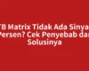 STB Matrix Tidak Ada Sinyal 0 Persen? Cek Penyebab dan Solusinya
