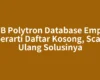 STB Polytron Database Empty Berarti Daftar Kosong, Scan Ulang Solusinya