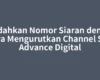Pindahkan Nomor Siaran dengan Cara Mengurutkan Channel STB Advance Digital