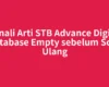 Kenali Arti STB Advance Digital Database Empty sebelum Scan Ulang